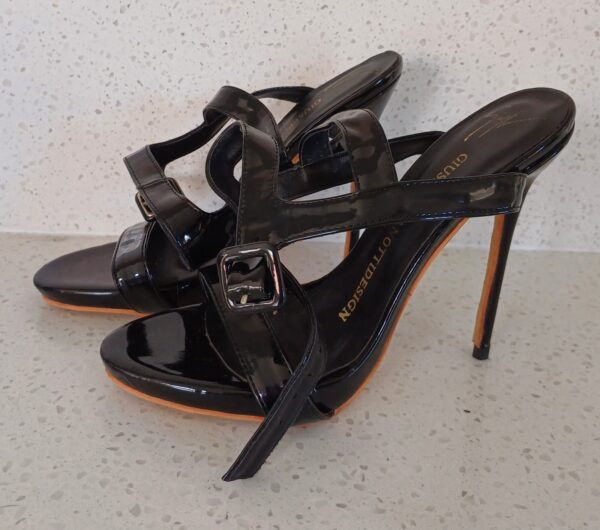 Black Heeled Sandals